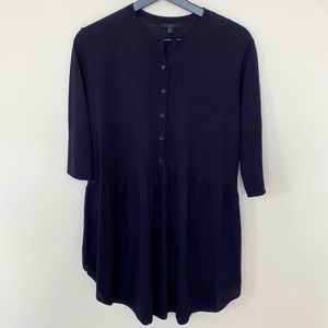 COS Curved Hem Tunic Knit Top